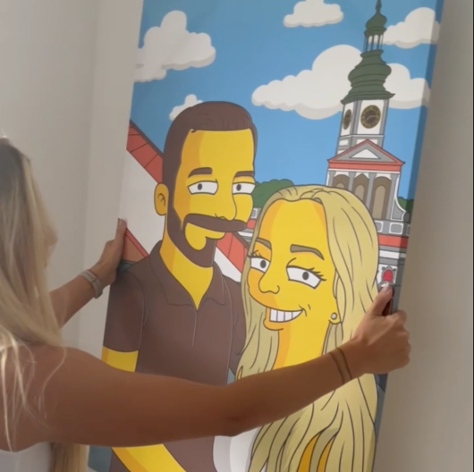 Leinwand auf Rahmen